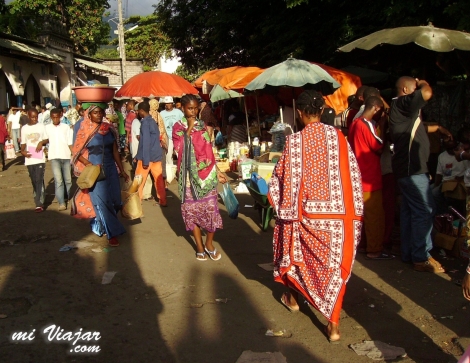 Mercado en Comoras
